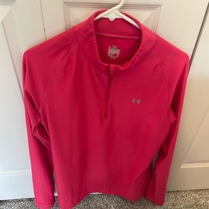 Under Armour Hot Pink Quarter Zip